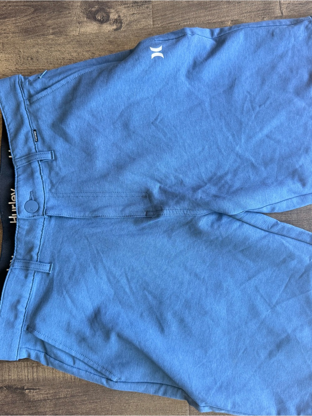 Hurley Blue Men's Athletic Stretch Shorts